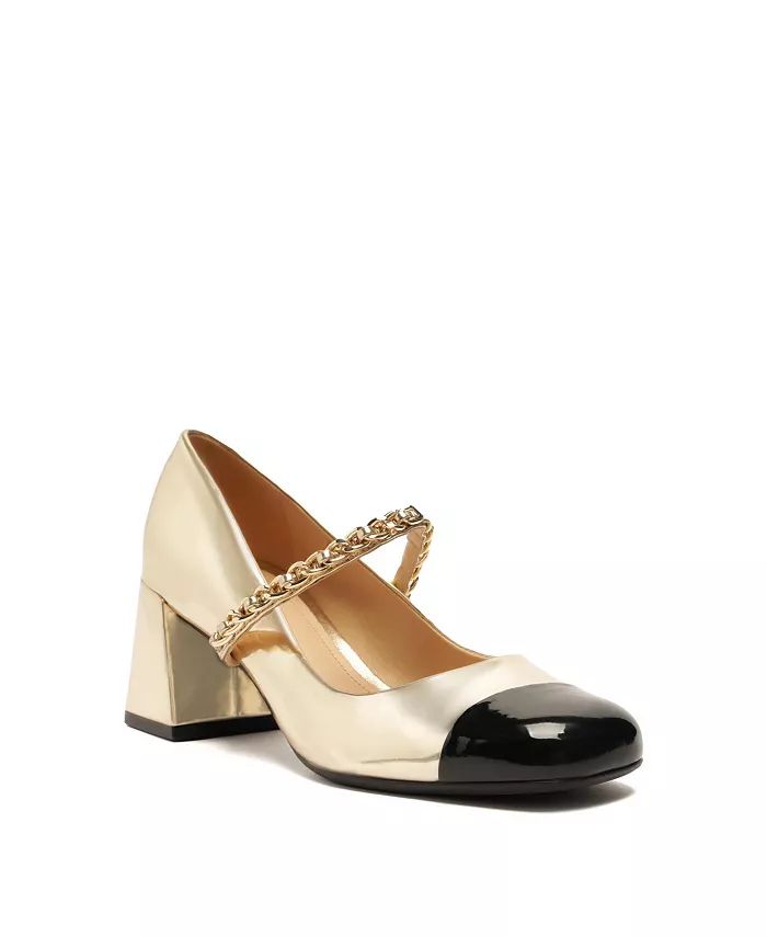 Arezzo Women's Elizabeth Mid Block Pumps - Macy's | Macy's