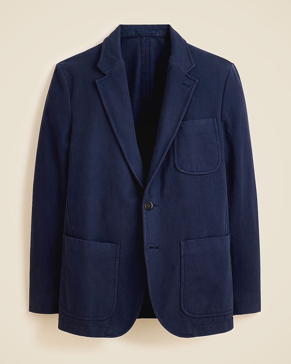 Relaxed-fit suit jacket in garment-dyed Italian cotton twill | J. Crew US