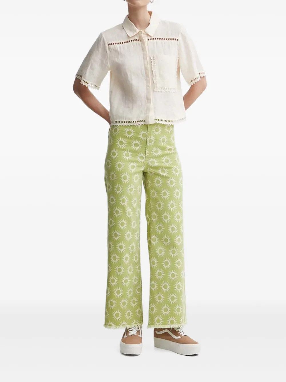 Billabong Free Fall printed jeans - Green | Farfetch Global