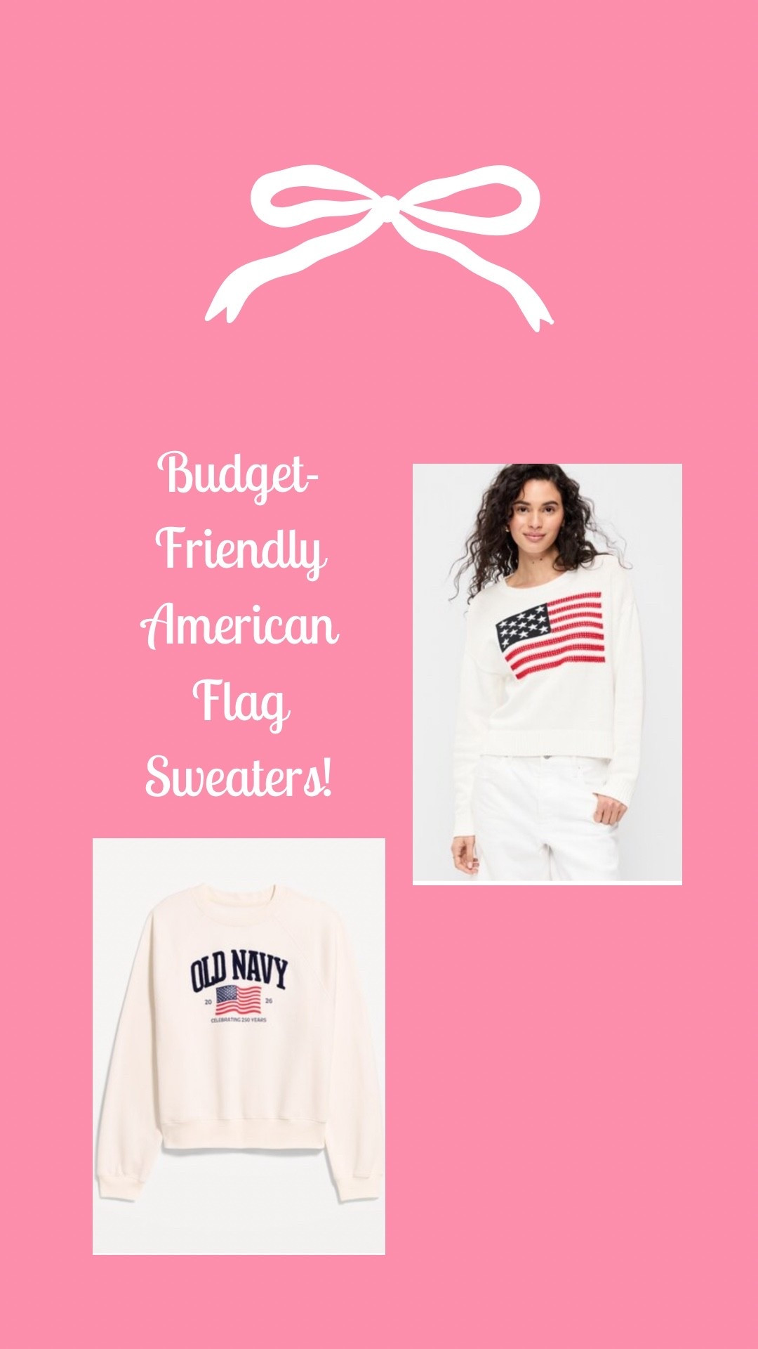 American Flag sweaters under $55!

American flag sweater • budget-friendly finds • affordable American flag sweater • coastal grandmothers • American flag sweaters 

#LTKgrwm #LTKSaleAlert #LTKdayinmylife