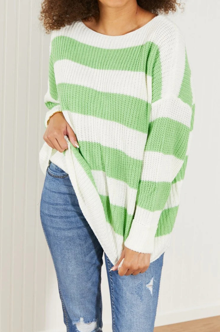 'Dace' Striped Sweater | Goodnight Macaroon