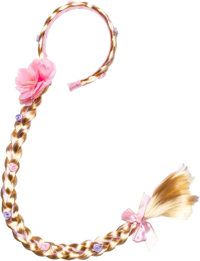 Party Chili Long Hair Princess Hairpiece Long 29" Cosplay Braided Wigs for Girls Princess Dress U... | Amazon (US)