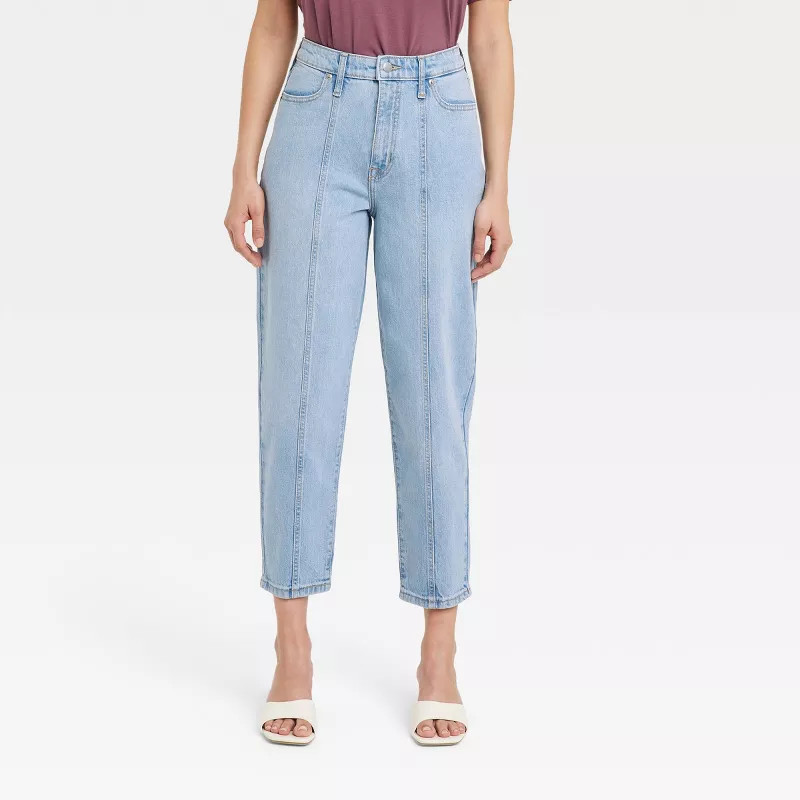 Women's High-Rise Carrot Leg Denim Pants - A New Day™ | Target