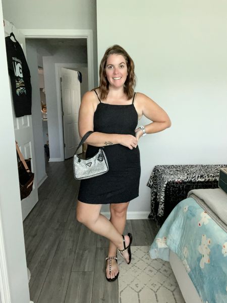 The cutest black sundress that you can style so many ways throughout Spring and Summer! Look 1 is just to add a cute pair of sandals and bag to make this the perfect look! The dress does run a bit small, so size up, it does come in a few color options and the dress is under $50!

#LTKstyletip #LTKsalealert #LTKmidsize