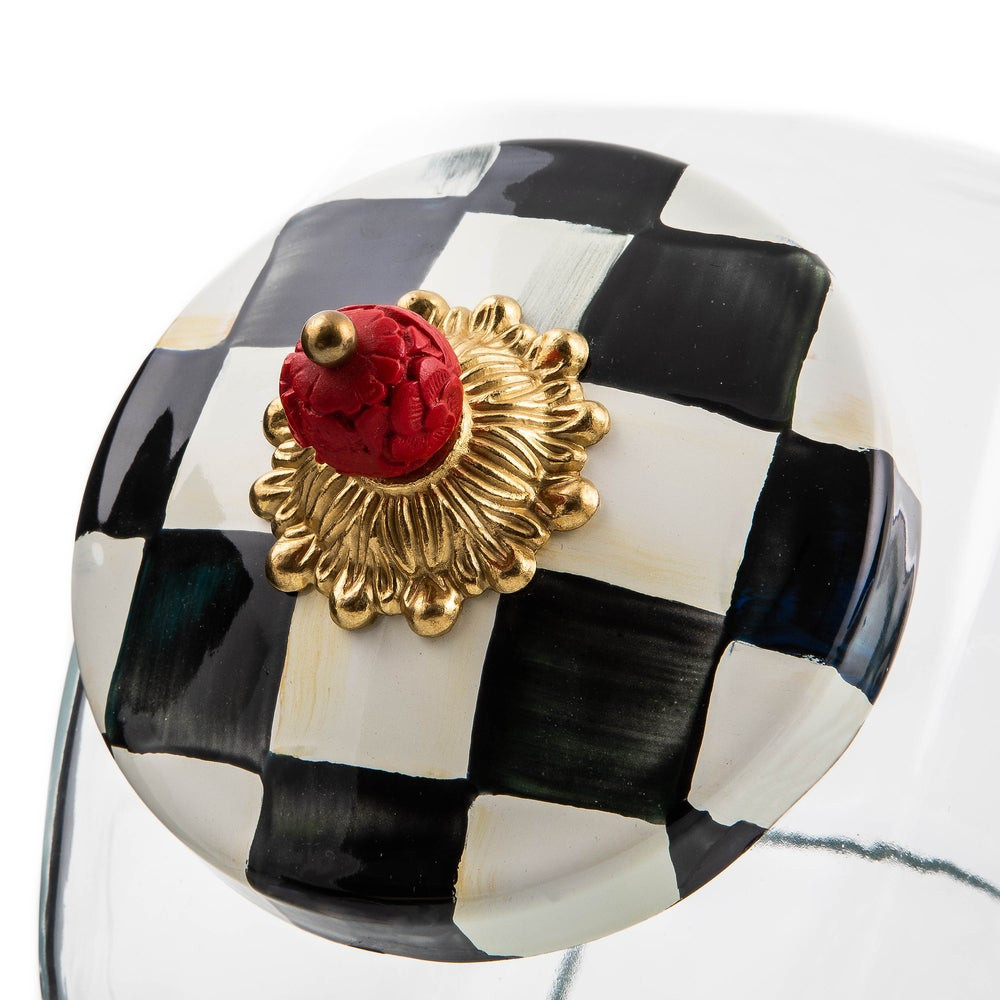 Cookie Jar with Courtly Check Lid | MacKenzie-Childs