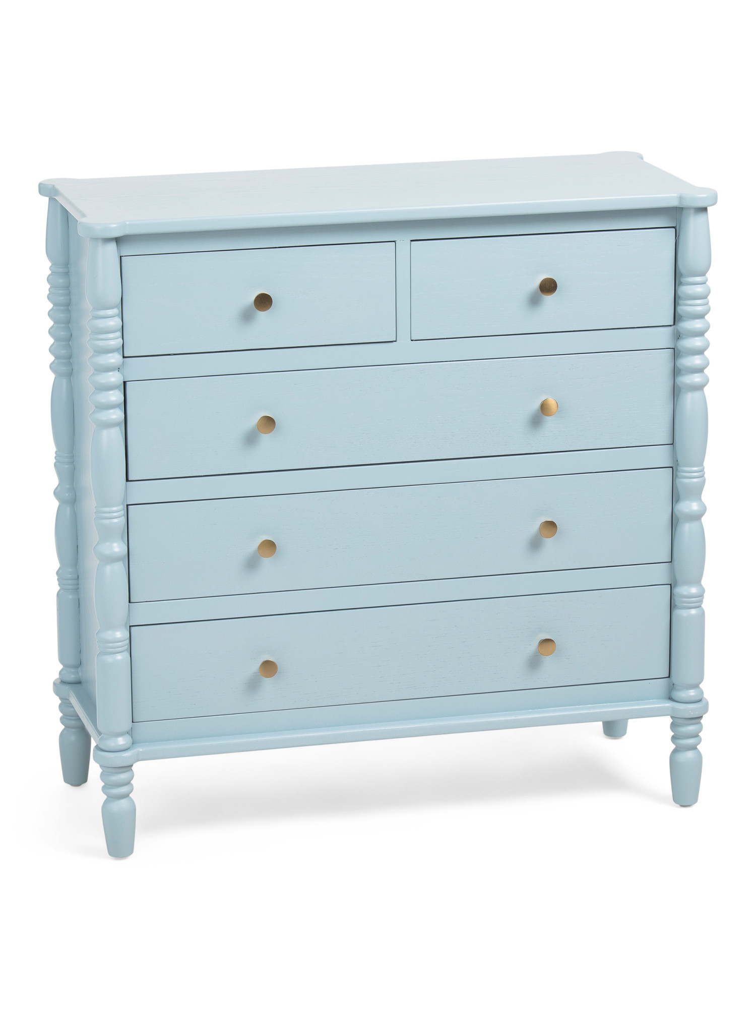 32x32 5 Drawer Spindle Dresser | TJ Maxx