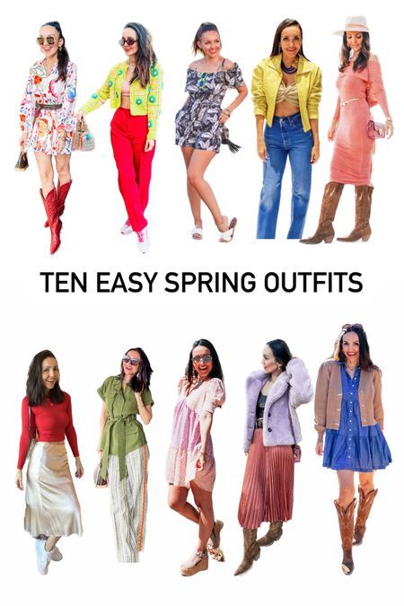 Ten Easy spring outfit ideas. 

#LTKSeasonal #LTKfindsunder100
