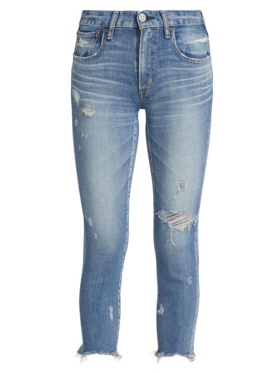Moussy Vintage Glendele Distressed Skinny Jeans | Saks Fifth Avenue