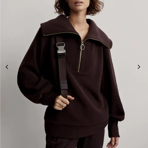 Varley Vine Half zip pullover in Brown size XS | Poshmark