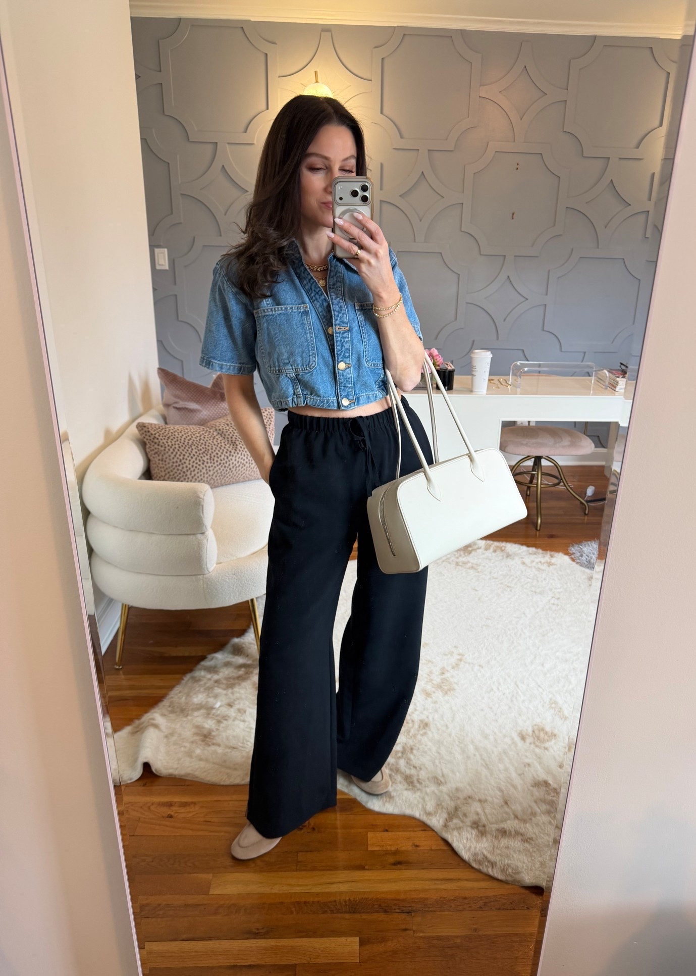 Elevated errands day look!
Pants: the best. true to size and regular length (I’m 5’5 and a half)
Shoes: true to size. Sooooo comfy!!!
Top is last year but linked several very similar options!

I got stopped 3 different times today about this bag!

#LTKootd #LTKOver40 #LTKSeasonal