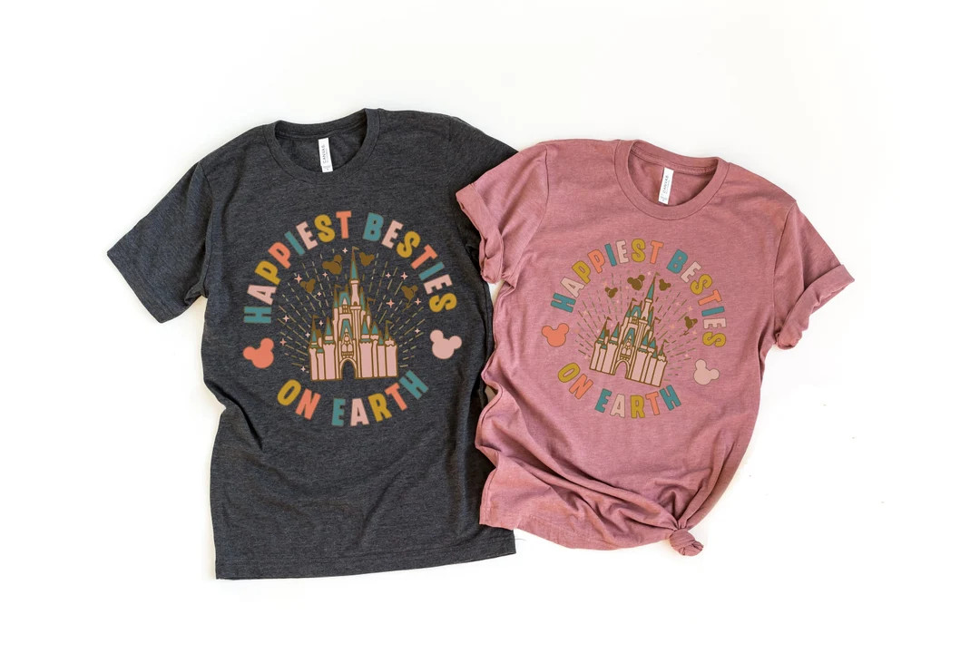 Happiest Besties On Earth Shirt, Disney Balloon Shirt, Disney Group Shirt, Disney Besties Shirt, ... | Etsy (US)