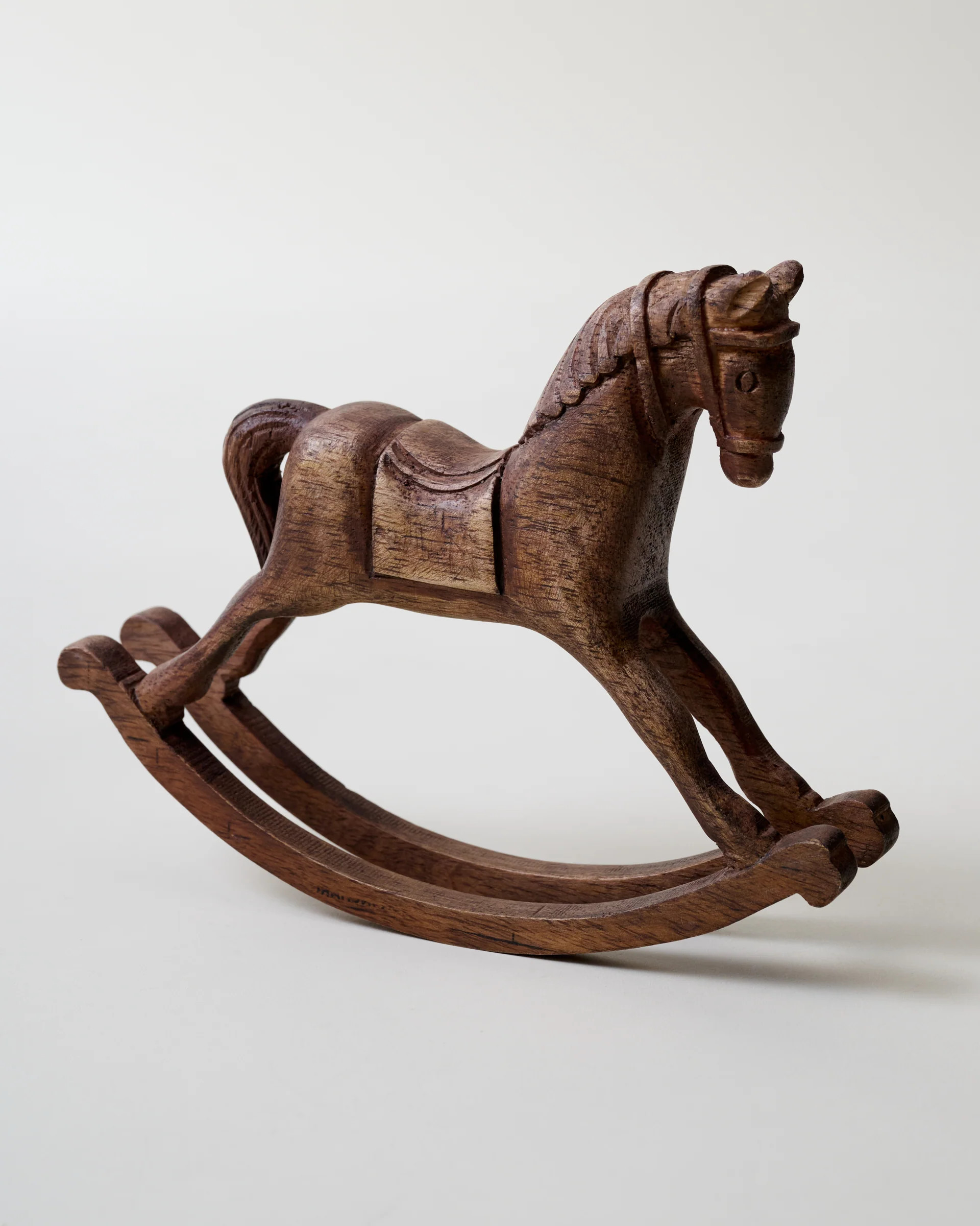 Hand-Carved Rocking Horse | Magnolia