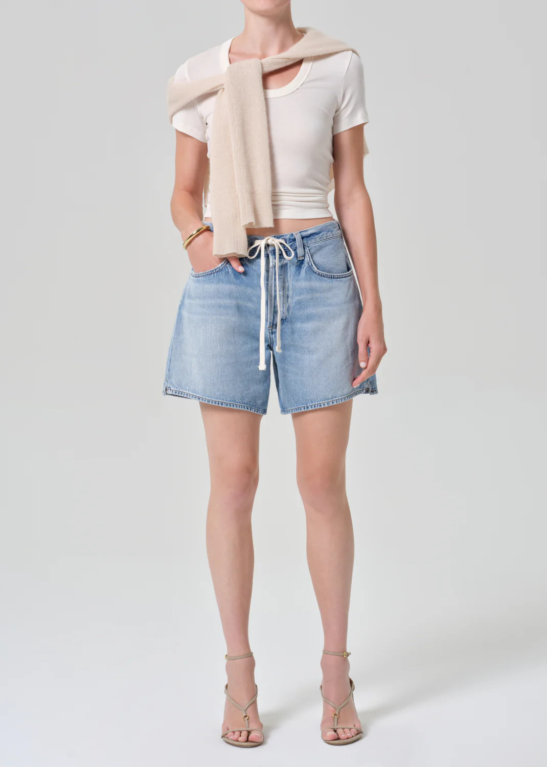 Brynn Drawstring Short in Ritual | Citizens of Humanity