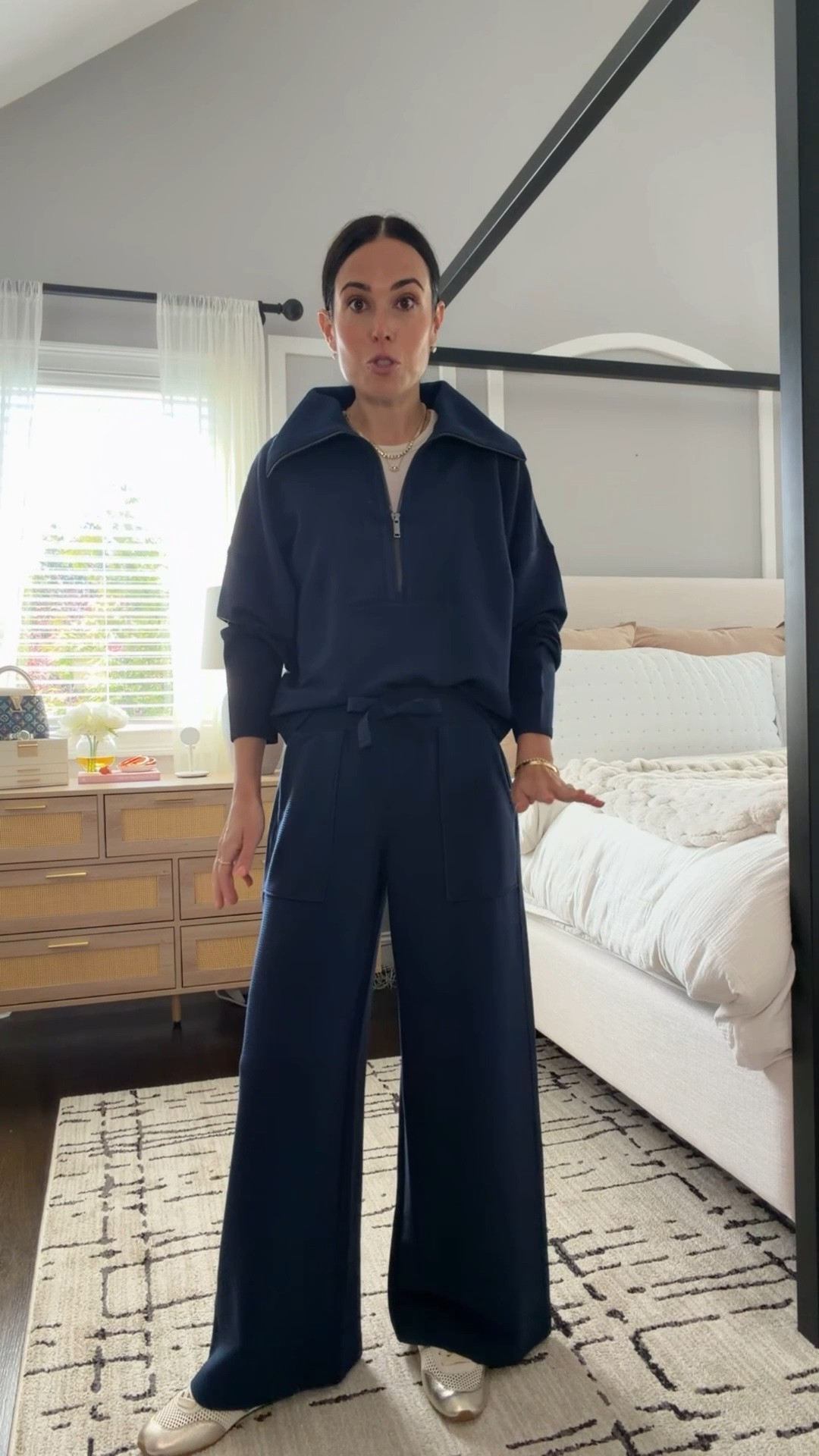 The Spanx air essentials French rib is 🤌🏻 sooo chic. Wearing xs and xs petite pants. Use code MRSCASUALXSPANX for discount

#LTKootd #LTKmomlife