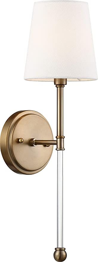 Nuvo 60/6687 Olmsted 1 Light Wall Sconce, Burnished Brass Finish | Amazon (US)