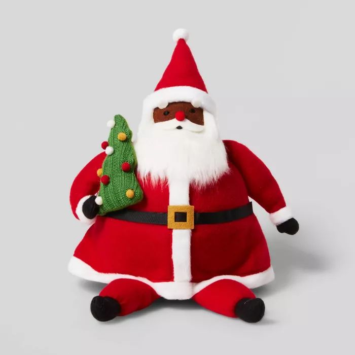 Plush Santa with Christmas Tree Decorative Figurine - Wondershop™ | Target