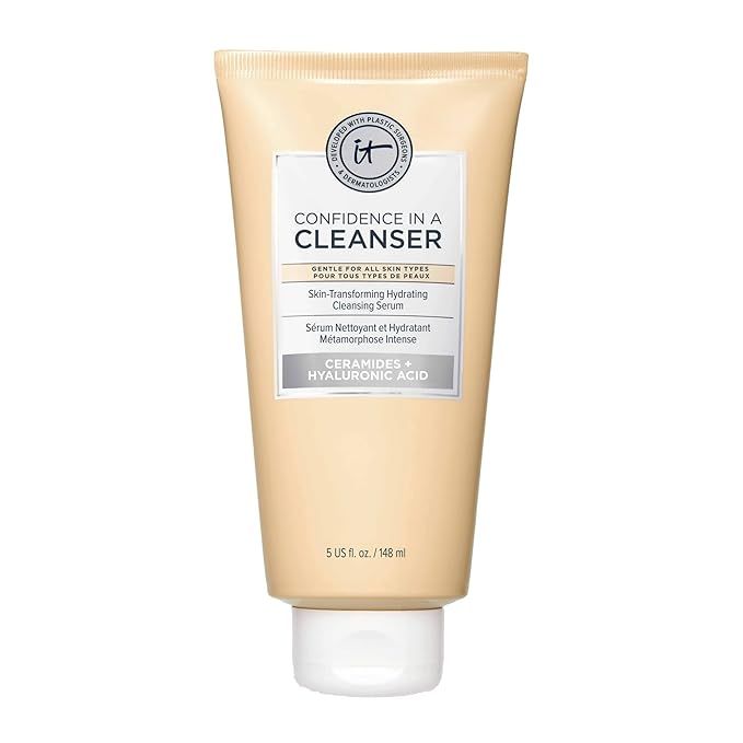 IT Cosmetics Confidence in a Cleanser - Hydrating Face Wash With Hyaluronic Acid & Ceramides - 5.... | Amazon (US)