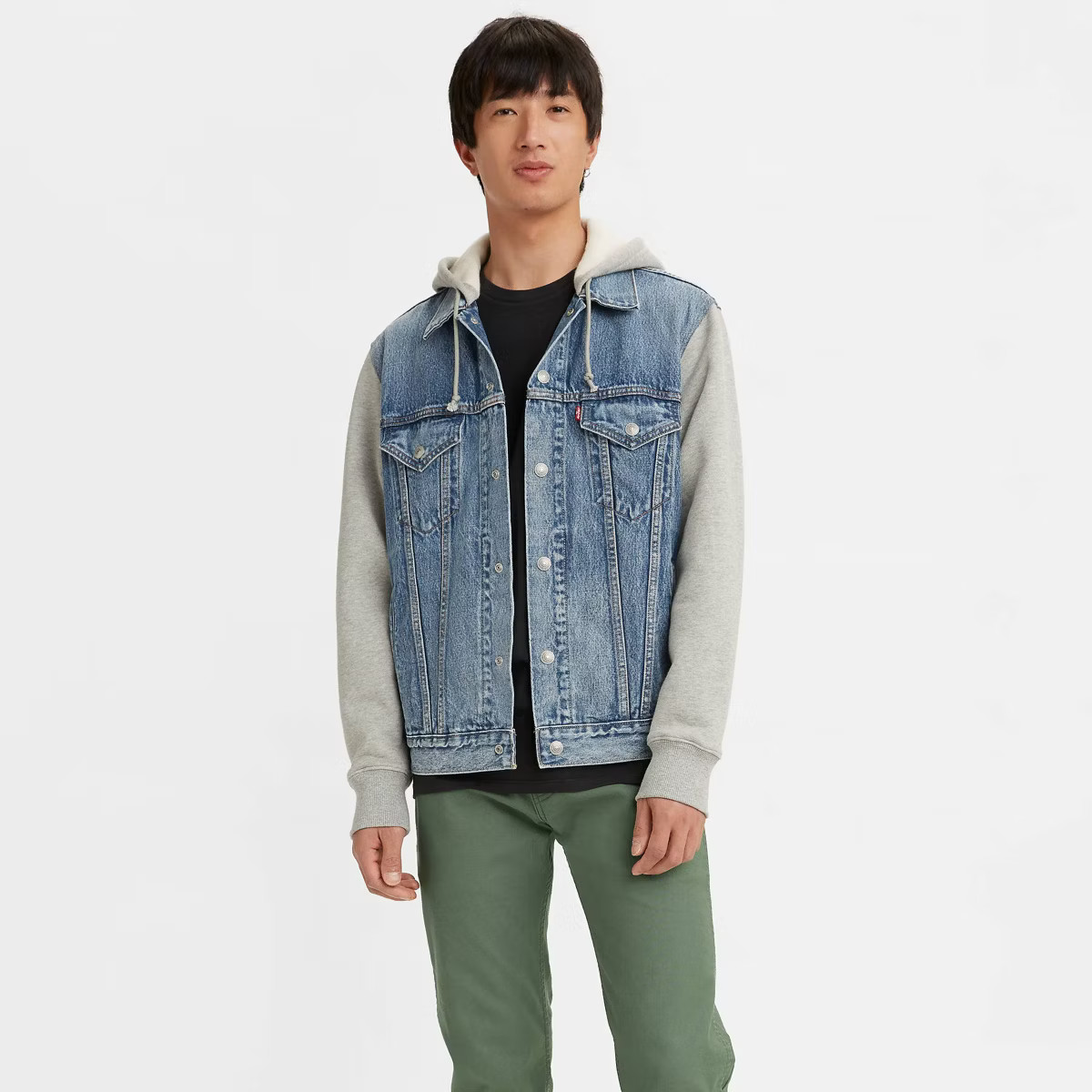 Levi's® Men's Hybrid Hoodie V Trucker Jacket | Target