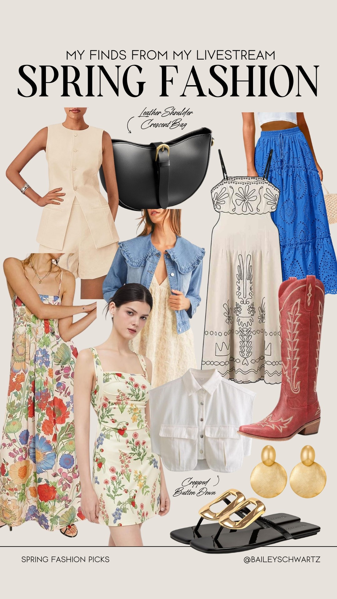 favorite spring pieces from my livestream 

#LTKFindsUnder100 #LTKSeasonal #LTKStyleTip