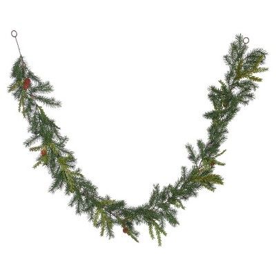 6 ft. Christmas Unlit Hemlock Angel Pine Artificial Garland | Target