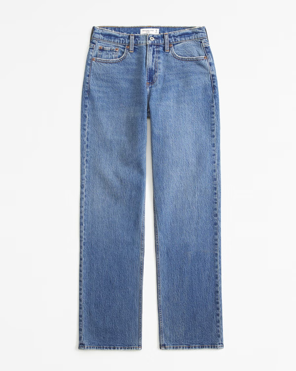 Women's Curve Love Low Rise Baggy Jean | Women's Bottoms | Abercrombie.com | Abercrombie & Fitch (US)
