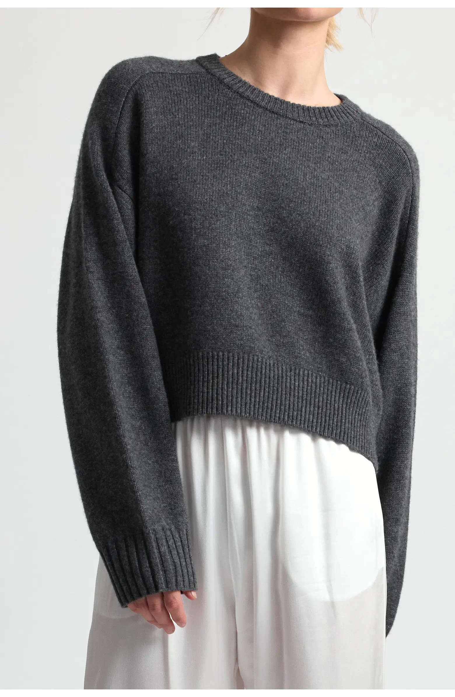 Cropped Wool Sweater | Nordstrom