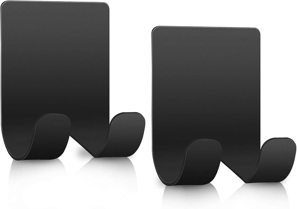 Razor Holder Shaver Hook Hanger Stand Caddy (2 Pack) Self Adhesive Stick on Hook Heavy Duty Stain... | Amazon (US)