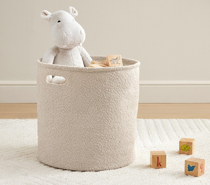 Boucle Storage Toy Bin | Pottery Barn Kids
