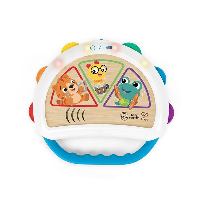 Baby Einstein + Hape Tap & Shake Magic Touch Tambourine, Ages 6 Months and Up | Amazon (US)