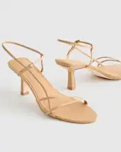 Italian Leather 70mm Strappy Heel | Quince