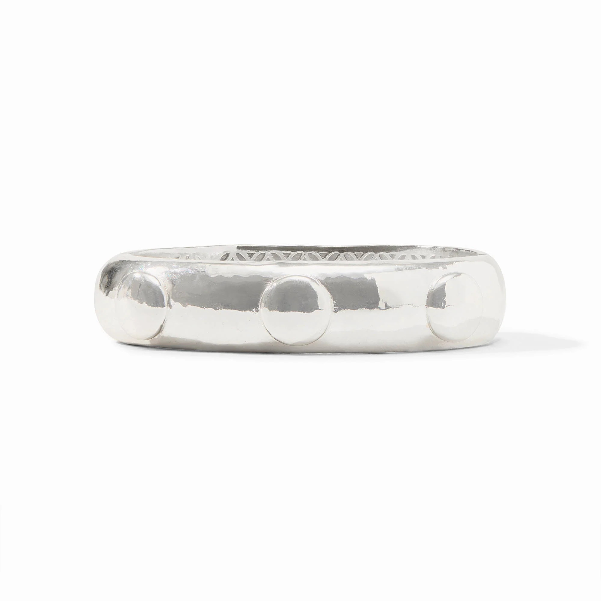 Solara Hinge Silver Bangle | Julie Vos
