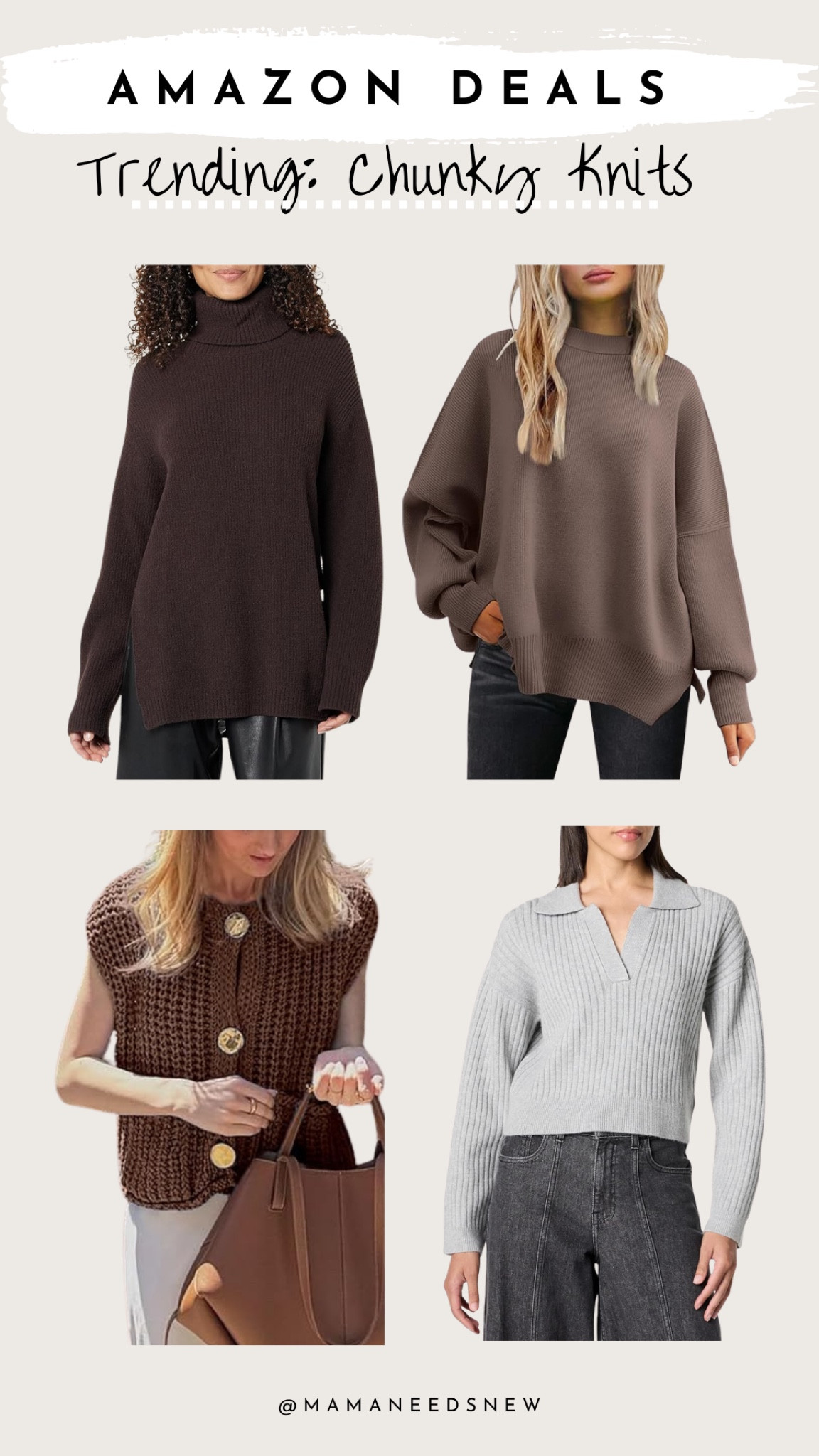 These chunky knits are perfect for fall sweater weather 😍

#LTKxPrimeDay #LTKFindsUnder50 #LTKSeasonal