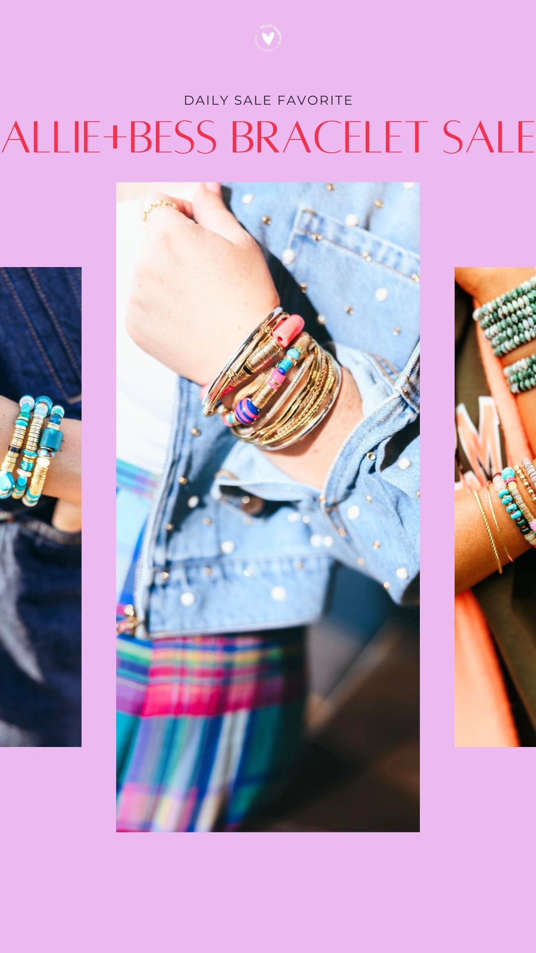 daily sale fav | use code EXTRA26 for 26% off Allie + Bess bracelets 

#LTKSaleAlert