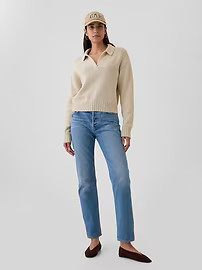 Shrunken Polo Sweater | Gap (US)
