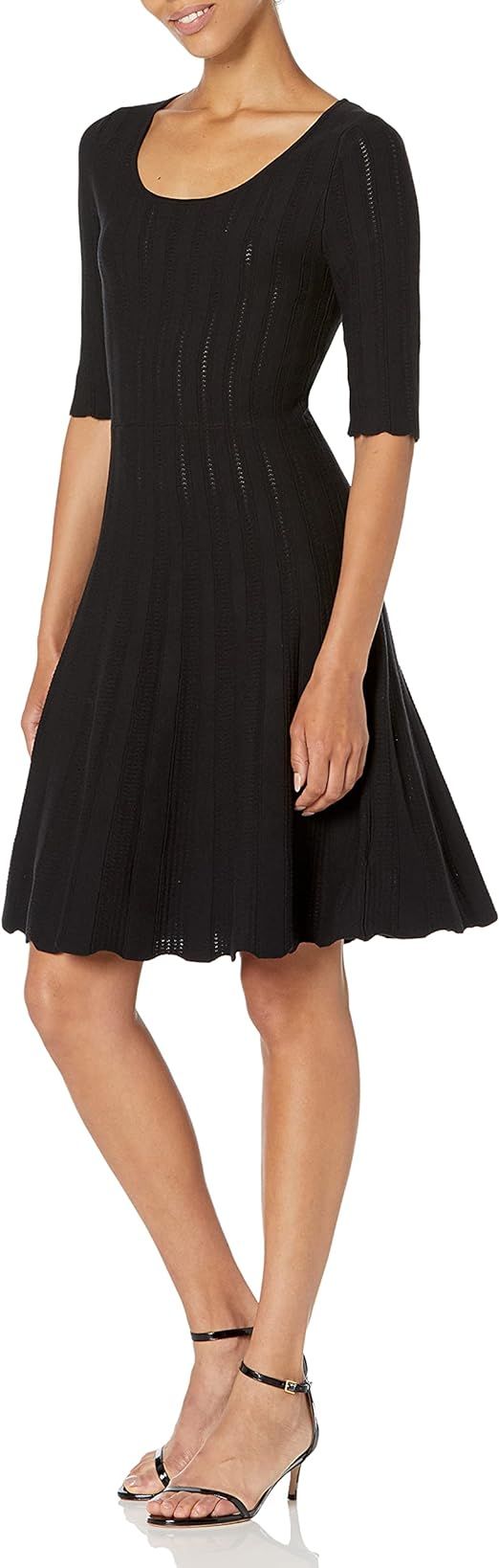 Lark & Ro Women's Matisse Half Sleeve Flared Dress | Amazon (US)