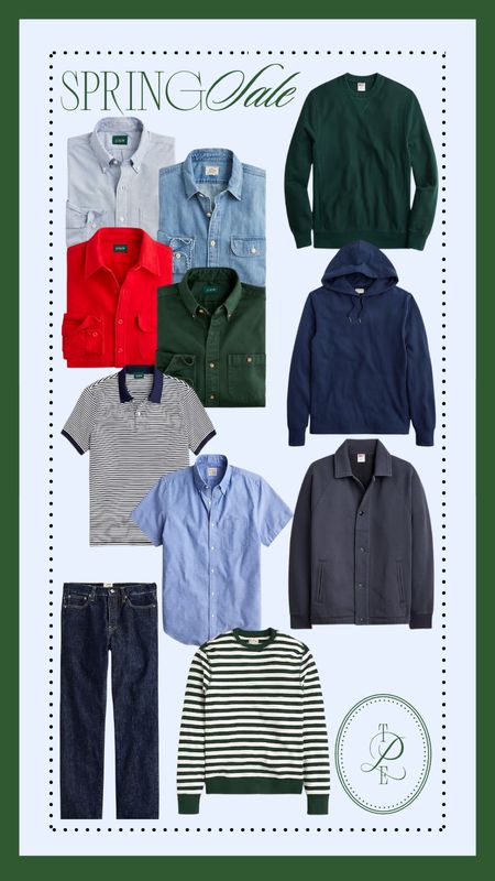 Menswear picks for J Crew’s Pre-Spring Event! Our favorite hardwearing flannel, insanely soft hoodie, and unique sportswear cardigan in a cool garment dye blue color. We also added in some favorites for Spring. All up to 40% off! 

#LTKmens #LTKSpringSale #LTKworkwear