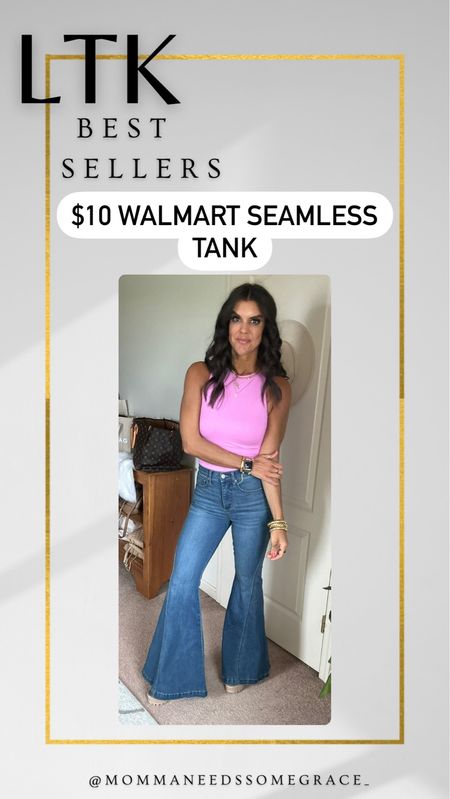 Weekly most loved items- Walmart seamless tank! I’m in size xs 

#LTKSaleAlert #LTKFindsUnder100 #LTKStyleTip