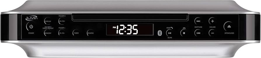 iLive Bluetooth Under Cabinet Radio (FM) CD and MP3 player, USB, AUX in, Wireless Music System wi... | Amazon (US)