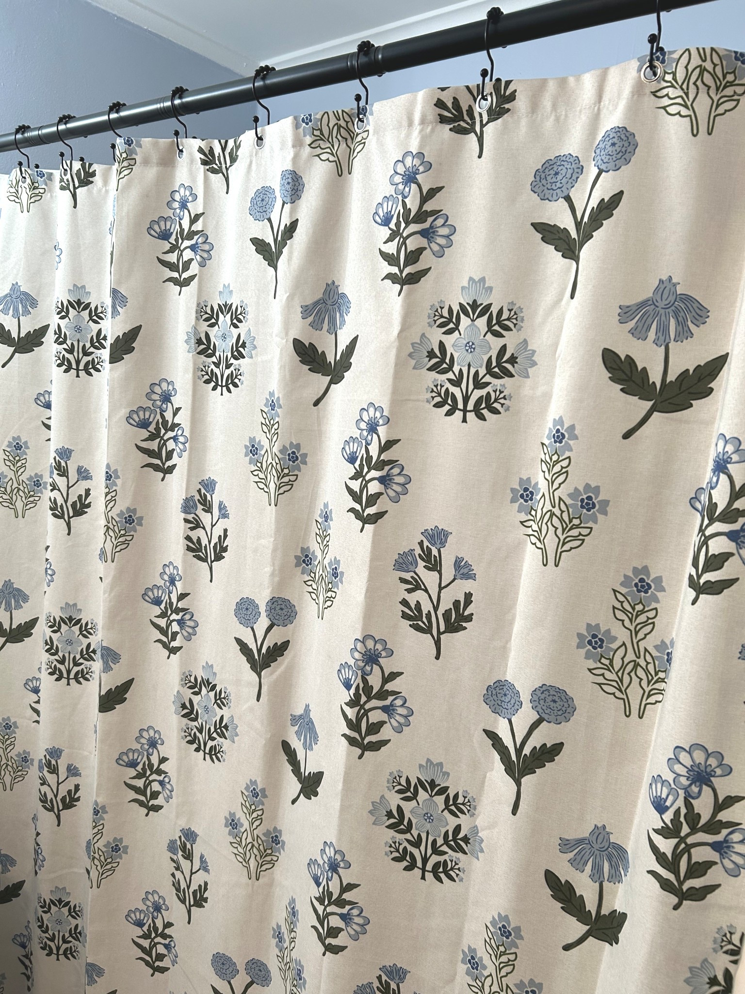 Beautiful high quality shower curtain. Perfect spring or summer bathroom shower curtain  

#LTKHome #LTKmomlife #LTKSeasonal