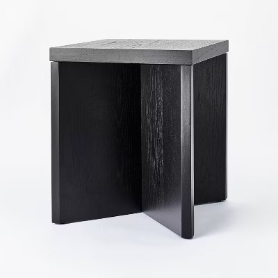 River Heights Square Wooden Accent Table Black - Threshold™ designed with Studio McGee | Target