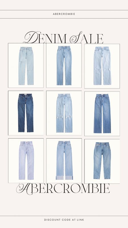 Abercrombie denim sale! Highly recommend scrabbling a few pairs while they are on sale!


#LTKfindsunder100 #LTKmidsize #LTKsalealert