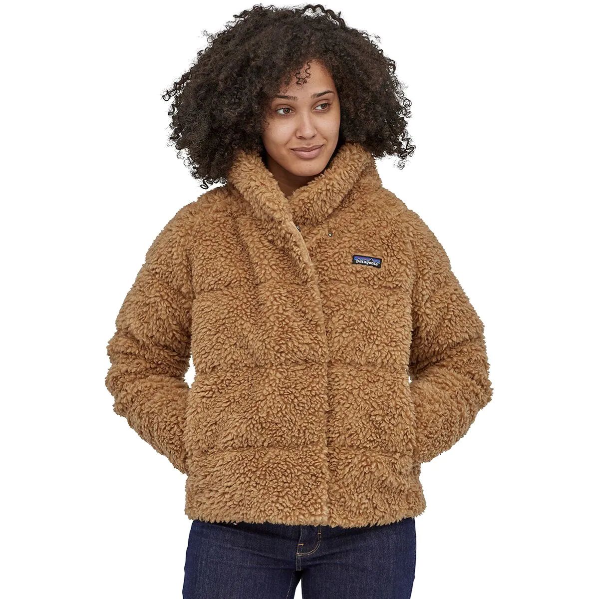 Patagonia Recycled High Pile Fleece Down Jacket - Women's - Clothing | Backcountry