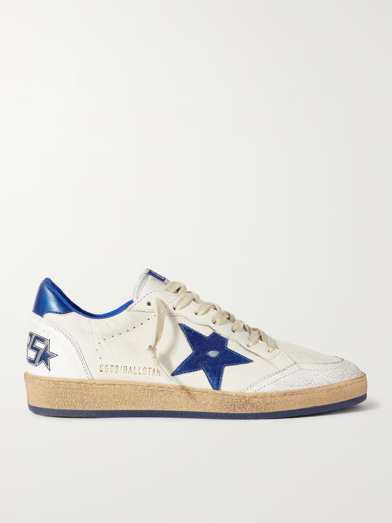 Ball Star Distressed Leather Sneakers | Mr Porter (US & CA)