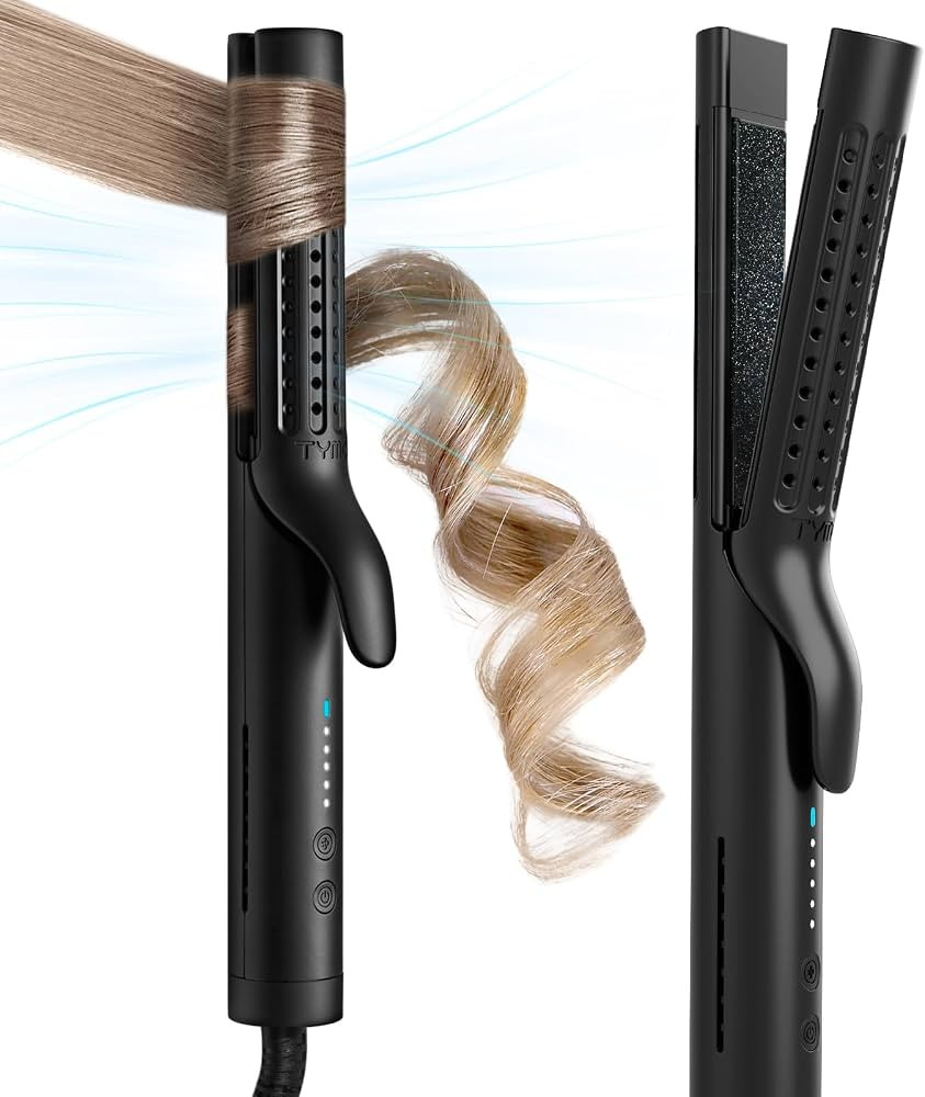 TYMO Airflow Curling Iron - Flat Iron Hair Straightener and Curler 2 in 1, Ionic Ceramic Hair Wav... | Amazon (US)