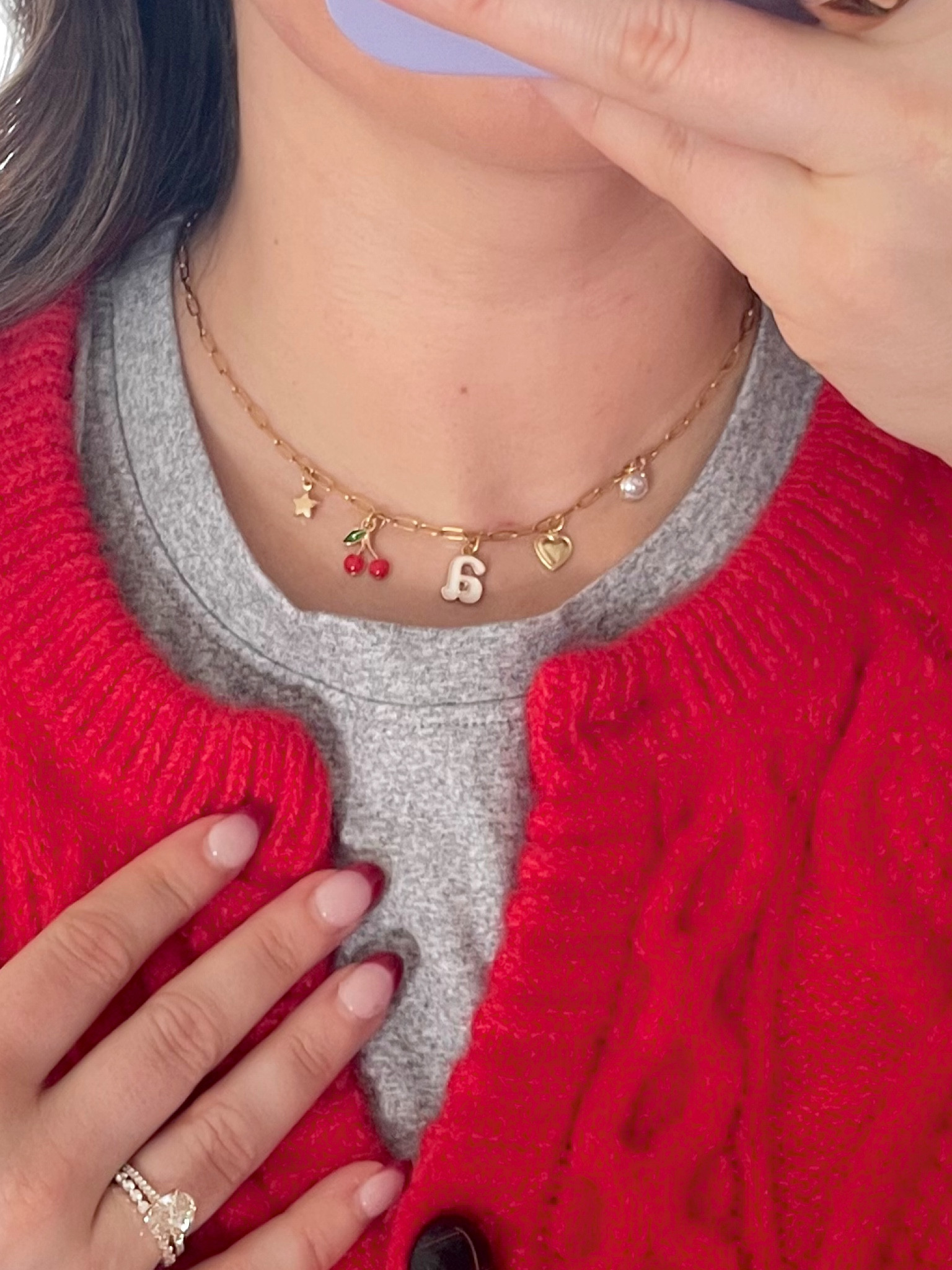 Charm necklace 

#LTKstyletip #LTKfindsunder50 #LTKSpringSale