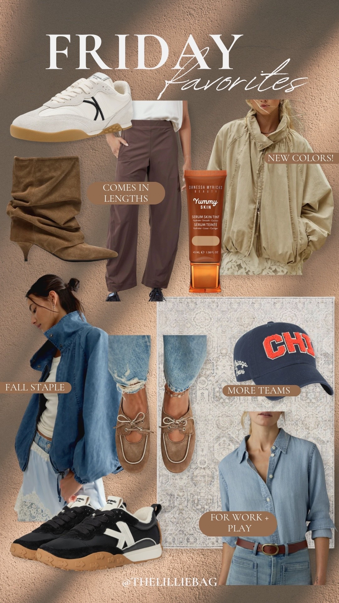 More Friday favorites I can’t stop thinking about 🙌🏼 Easy layers, trending sneakers, suede boots + pieces that work for everything from errands to the office. These are the kind of fall staples you’ll reach for over and over!

Friday favorites, fall fashion 2026, fall wardrobe staples, fall outfit ideas, women’s sneakers, suede boots, fall jackets, workwear outfits, casual fall outfits, transitional fashion, women’s fall shoes, fall denim, everyday outfits, fall trends, women’s fashion

#LTKSeasonal #LTKootd