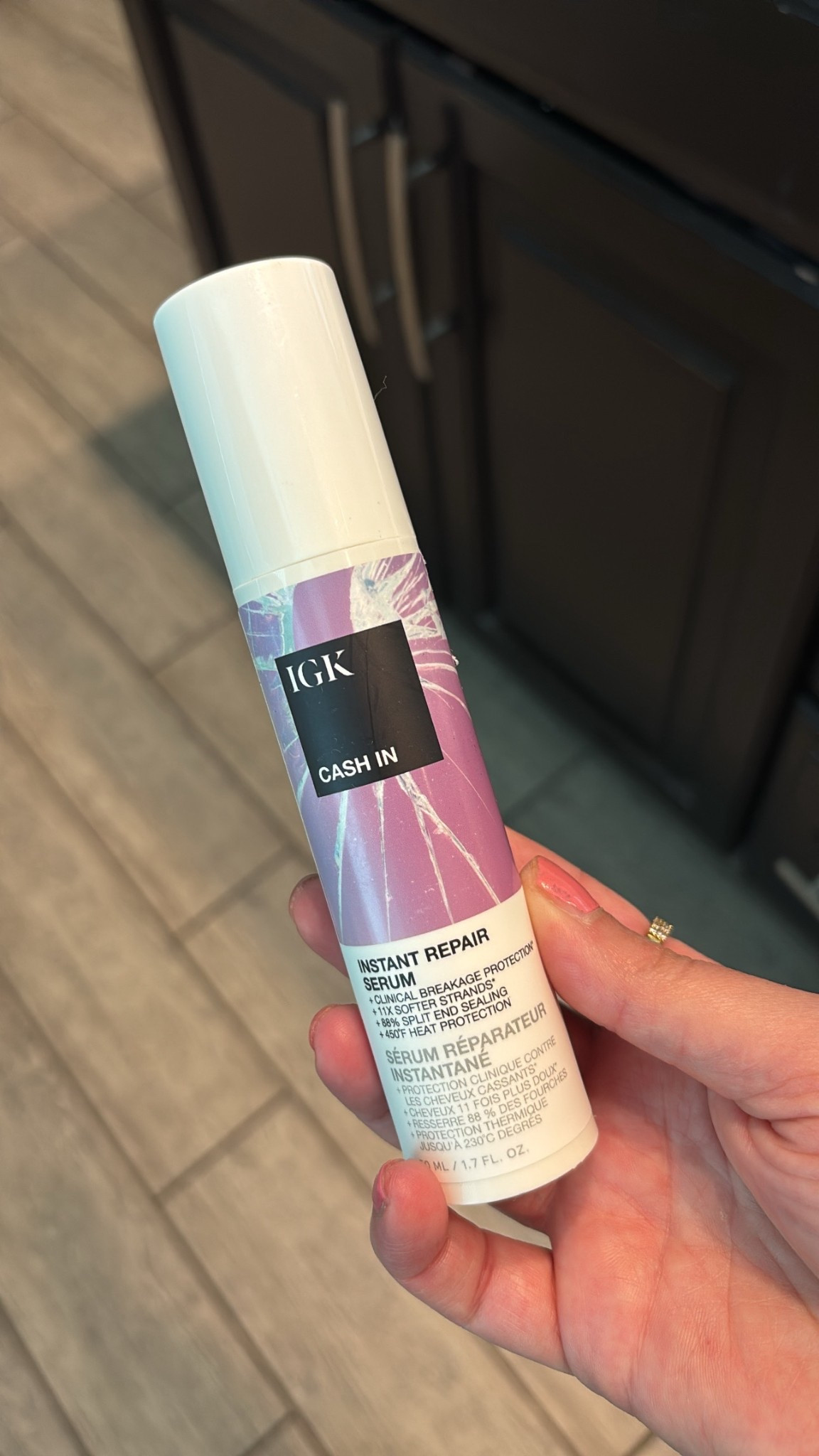 A new must-have in my routine! Helps repair split ends, reseals damage hair, and a heat protectant ✨ 

#igk #hairserum #hairroutine #igkhair #hairproducts 

#LTKBeauty #LTKSaleAlert #LTKgrwm