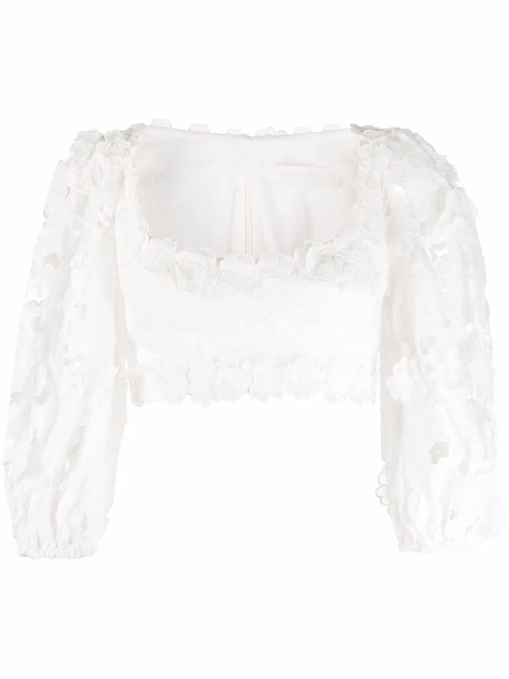 ZIMMERMANN Lola Crop Top - Farfetch | Farfetch Global