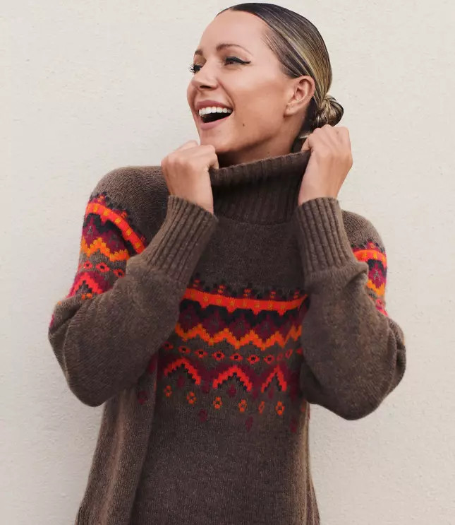 Lou & Grey Fair Isle Sweater | LOFT