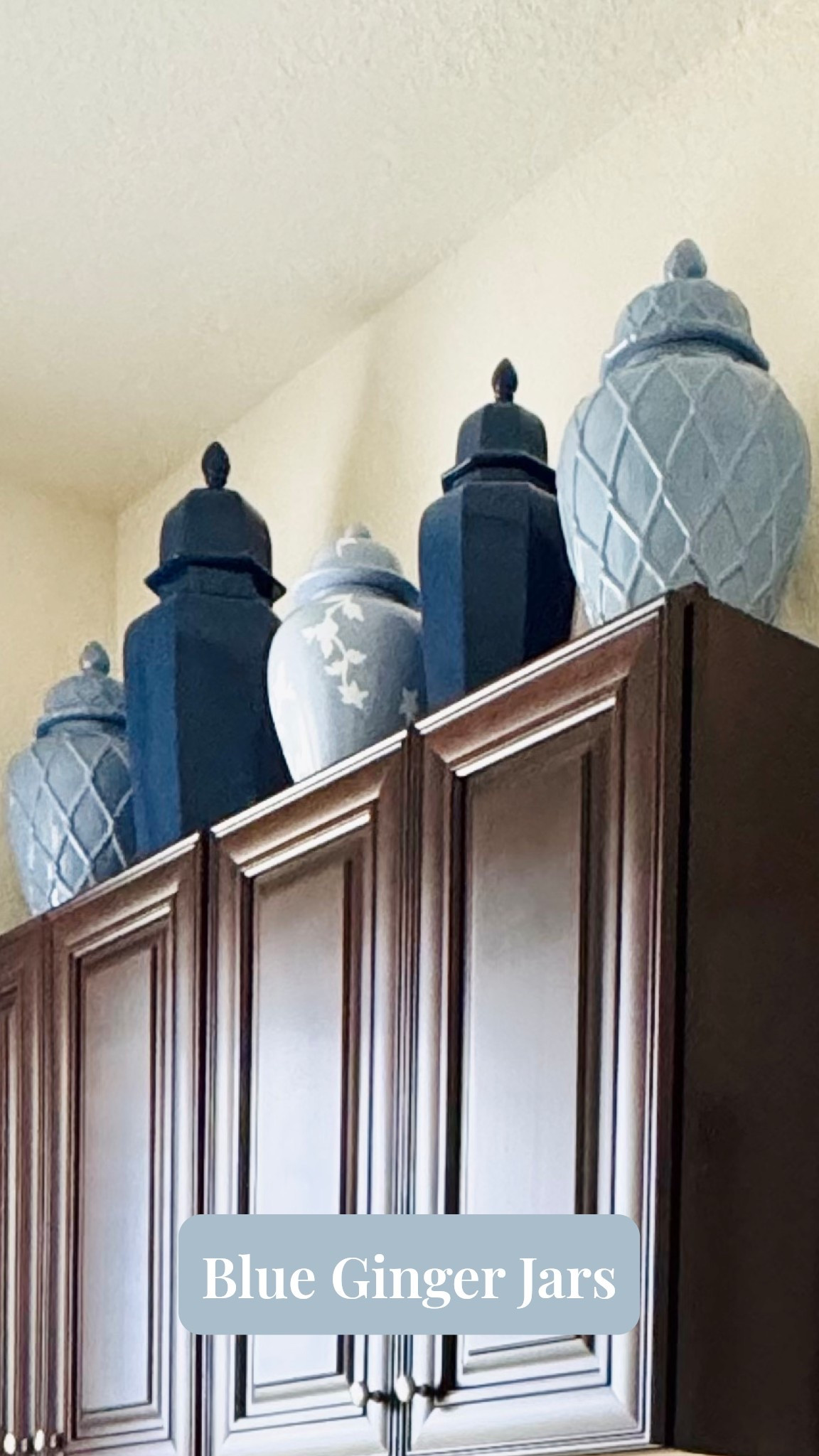 I have styled my beautiful collection of blue ginger jars in our laundry room/mudroom! They look stunning against the dark brown cabinets! I’ve had them for many years. I’ve linked some gorgeous finds so you can start your own collection!🤎🩵💙

Home Decor | Large Vases | Blue & Brown Decor | Handmade Decor

#LTKHome #LTKStyleTip